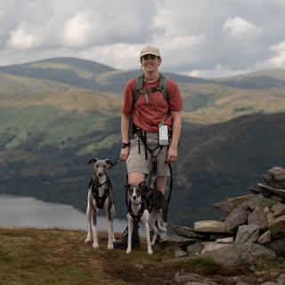 Claire, Pip & Ivy - Hiking, canicross and exploring!