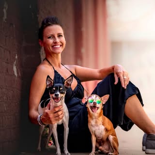 Stewie, Stanley & Dog Momager Breck Pribyl