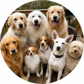 (The Pack) Liza, Winnie, Ragnar, Archie, Daisy, HB, Lily, Harper