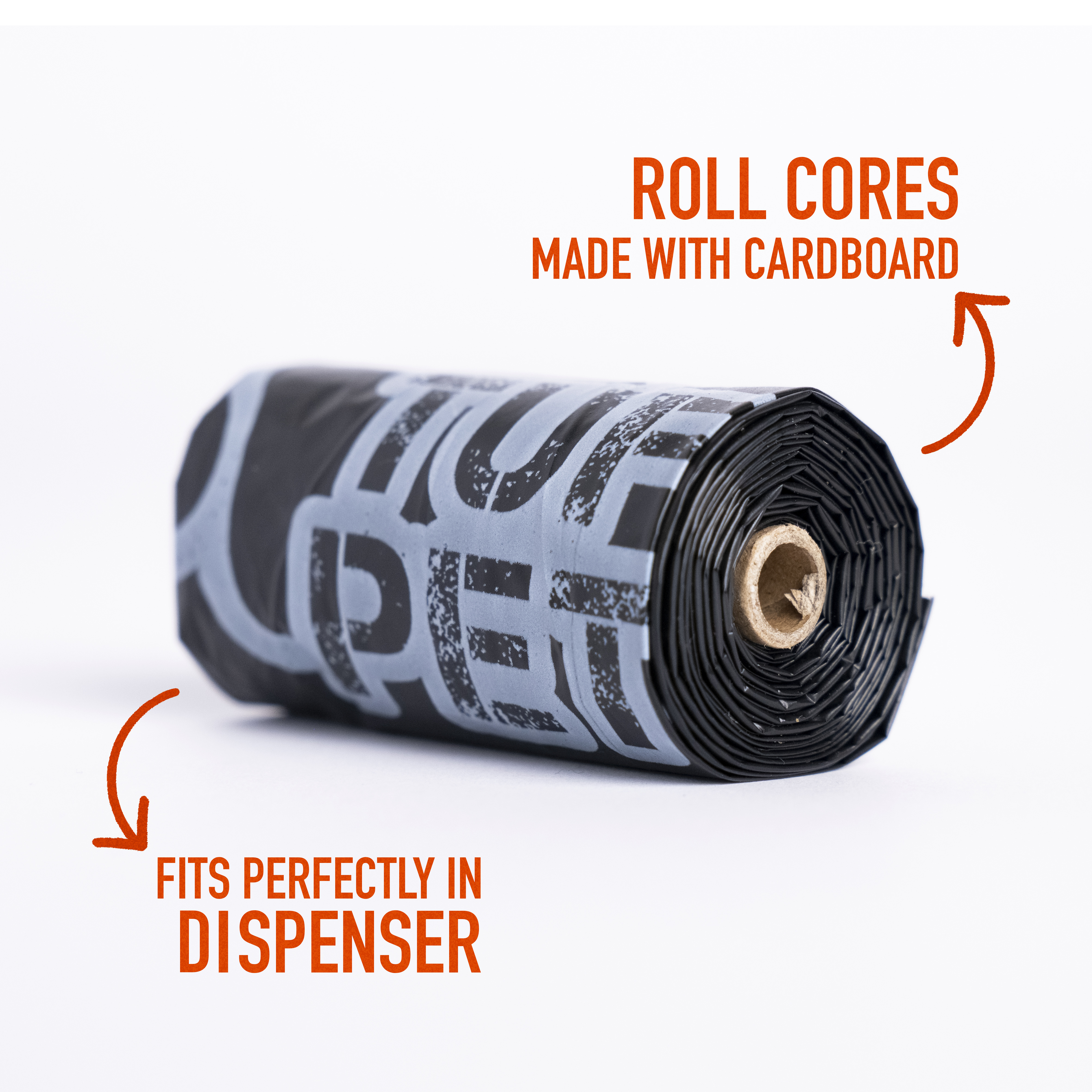 Tuff Pets Poo Bags With Tie Handles On Rolls