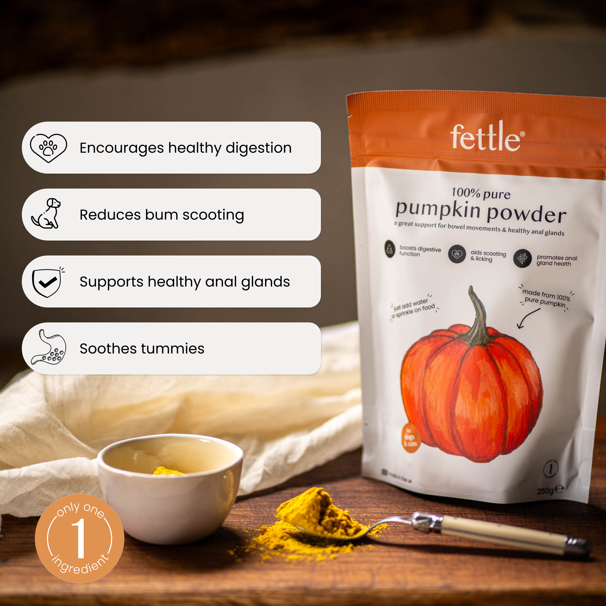 pure pumpkin powder