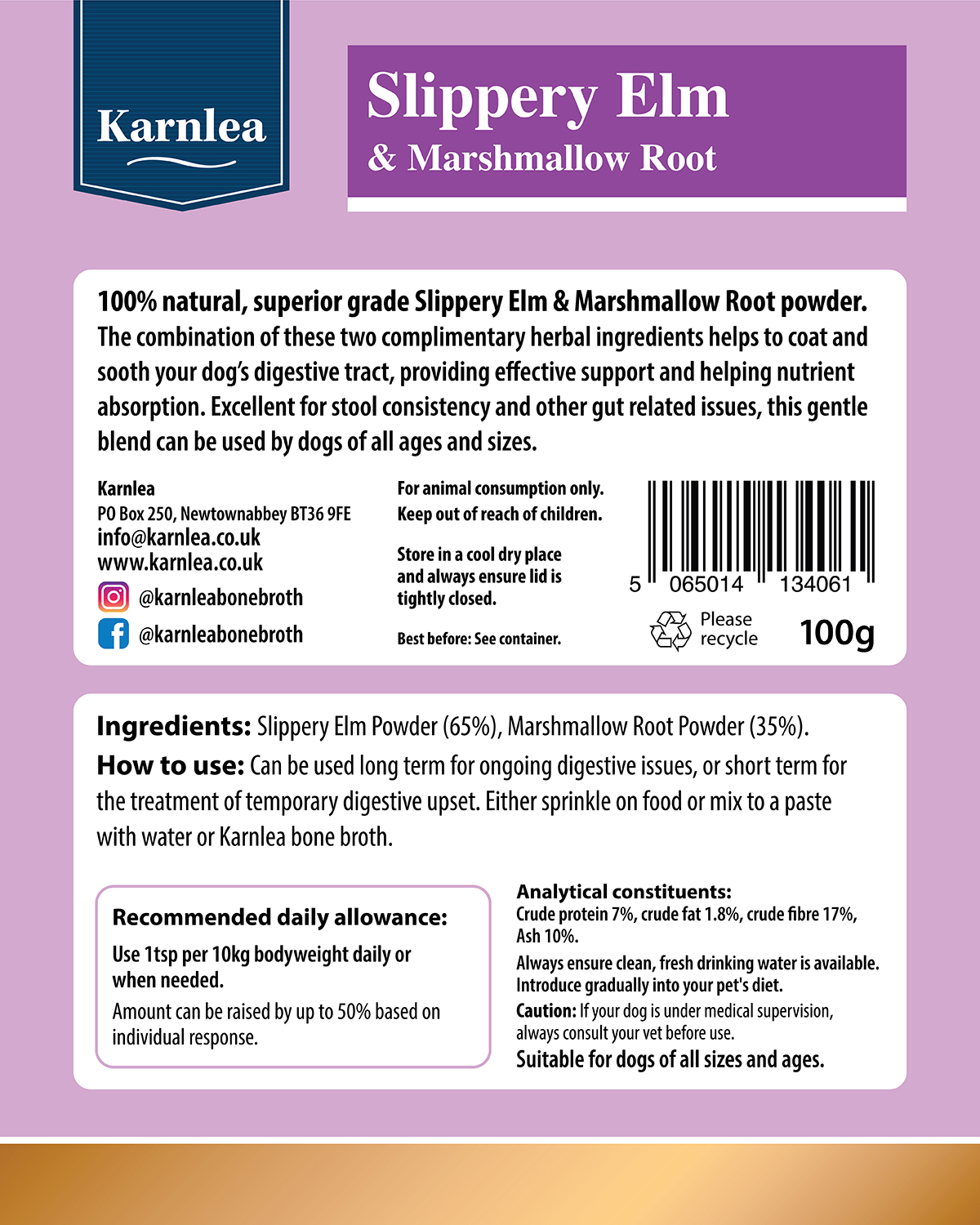 Slippery Elm & Marshmallow Root Powder