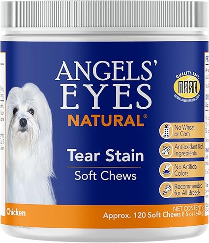 Angels’ Eyes Natural Plus Tear Stain Chew for Dogs
