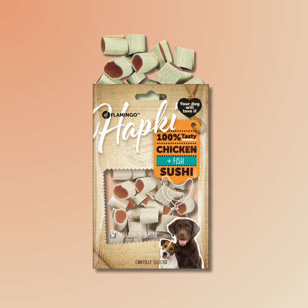 Snacks Hapki Sushi Rolls with Chicken & Fish