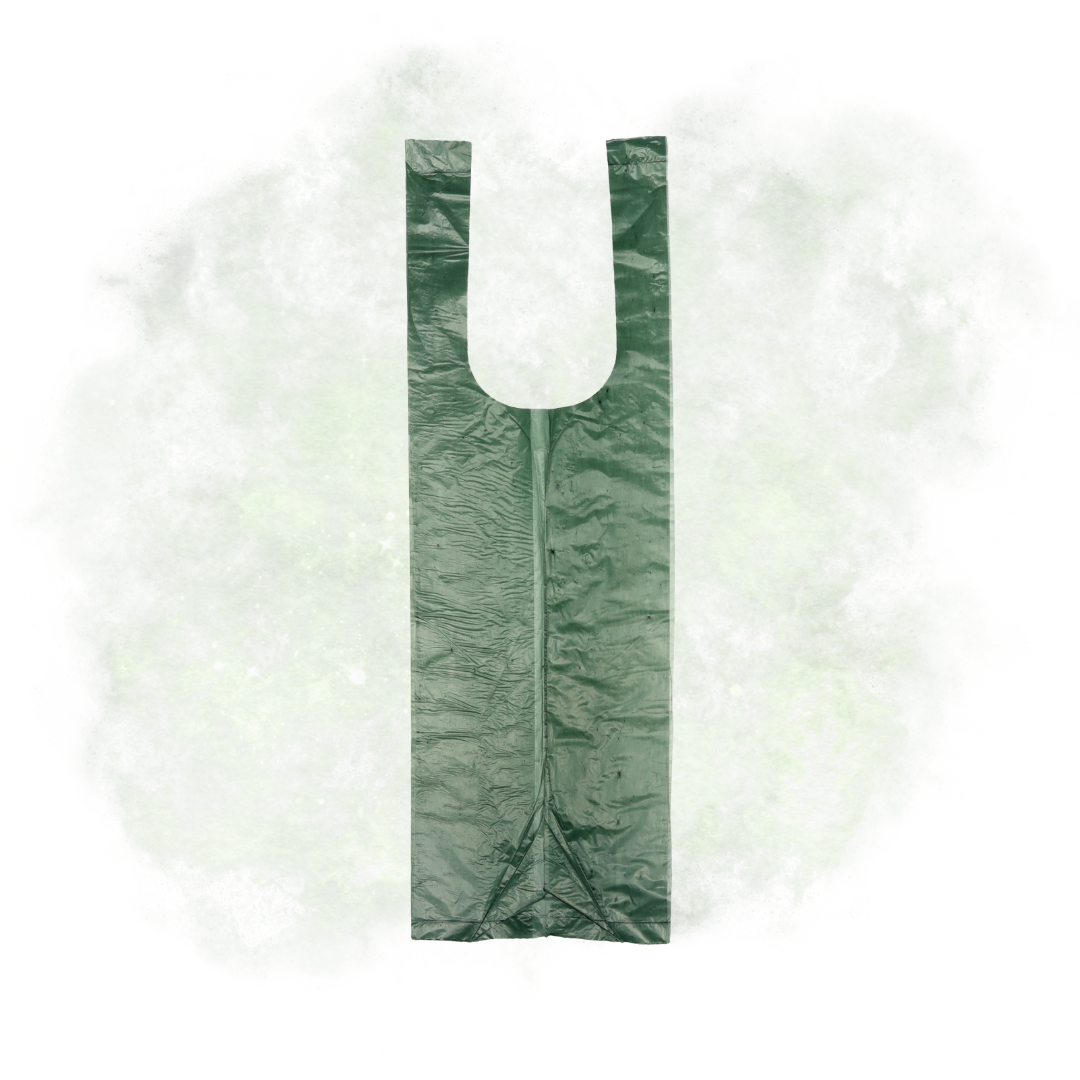 Poop Bag Recycled With Handle Poco Green
