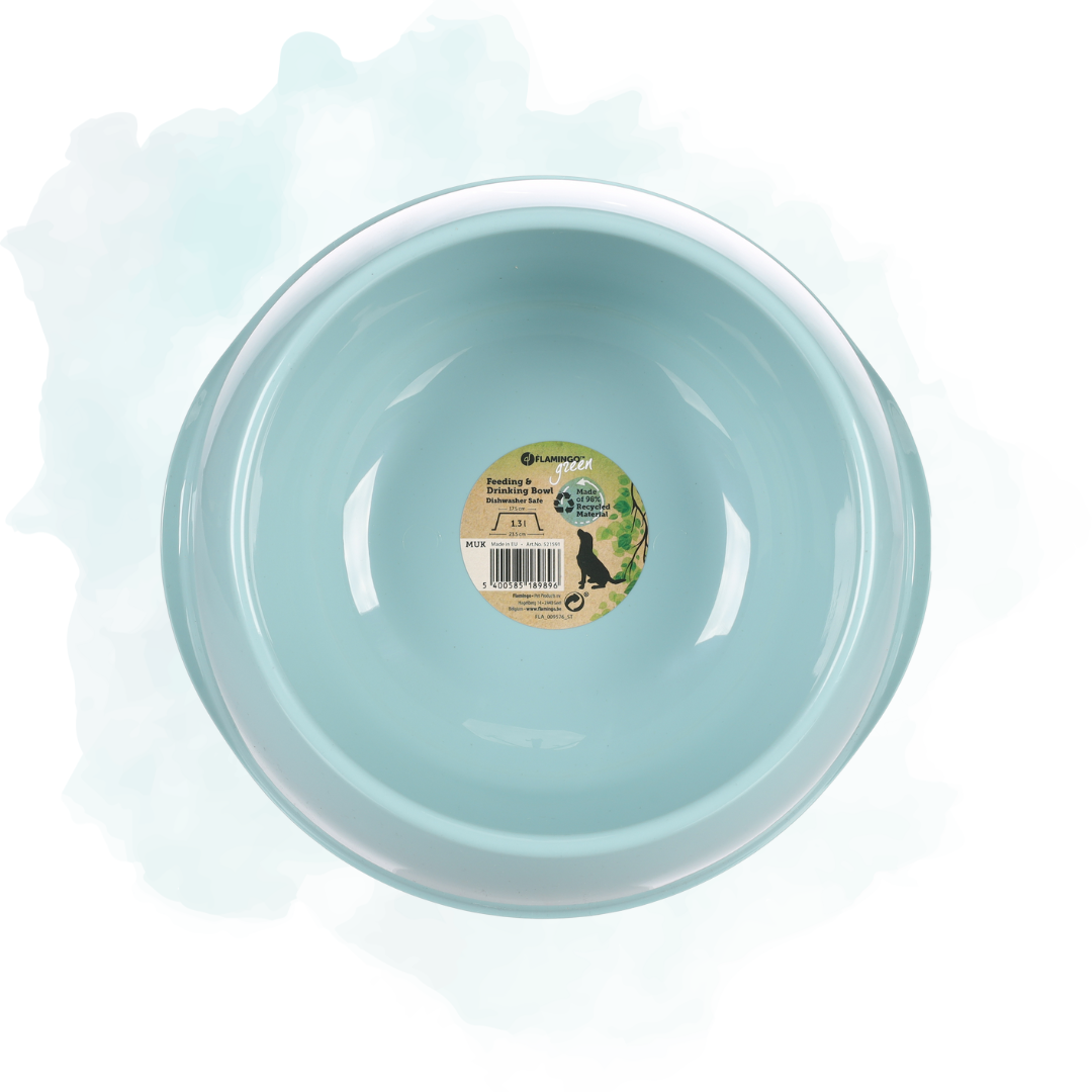 Feeding and Drinking Bowl Muk Round Light Blue L