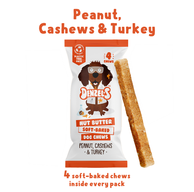 Nut Butter Soft-Baked Dog Chews (4 x sticks)