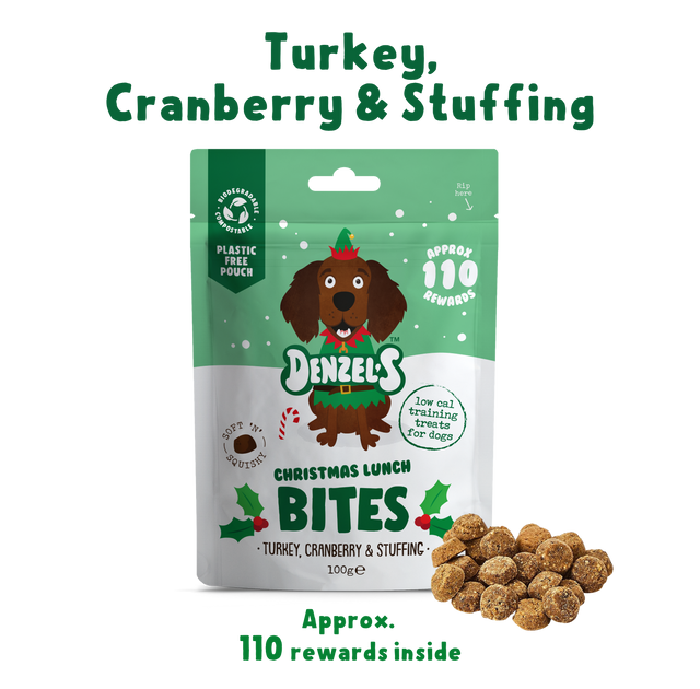 Christmas Lunch Bites - Low Cal Training Treats (100g)