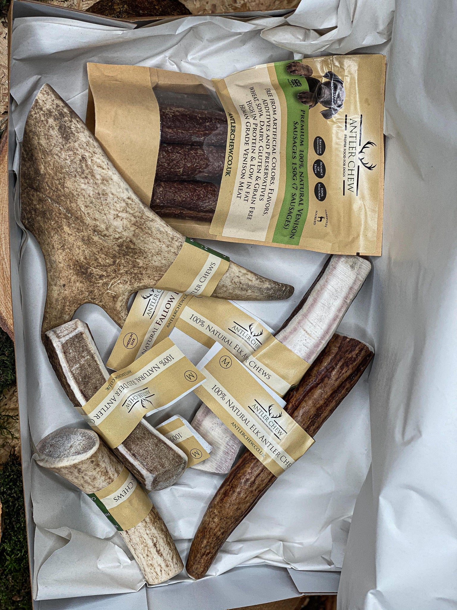 Medium size Chews & Venison Sausages