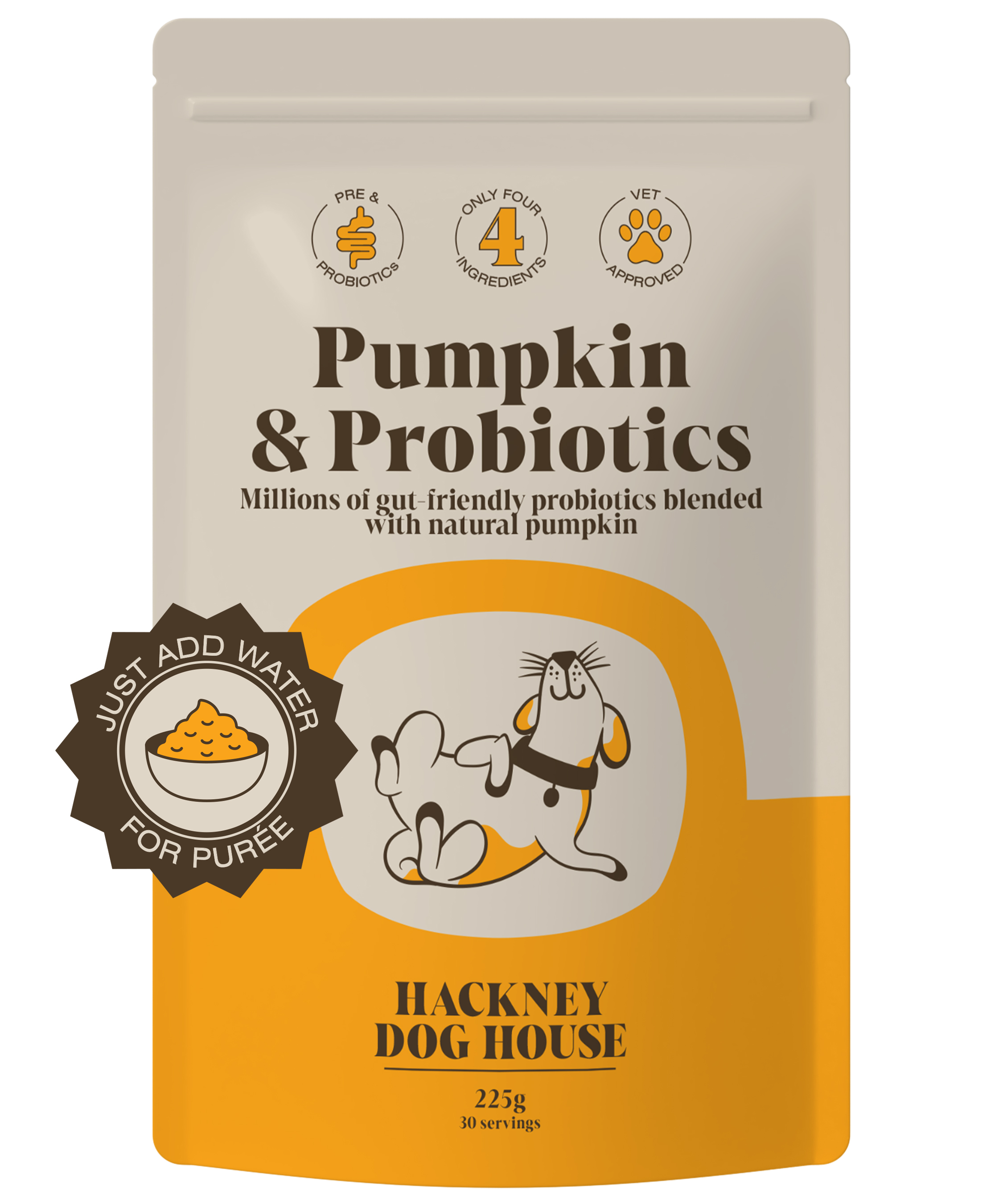 Boost Your Dog's Gut Health with Hackney Dog House's Pumpkin & Probiotic blend 🐾