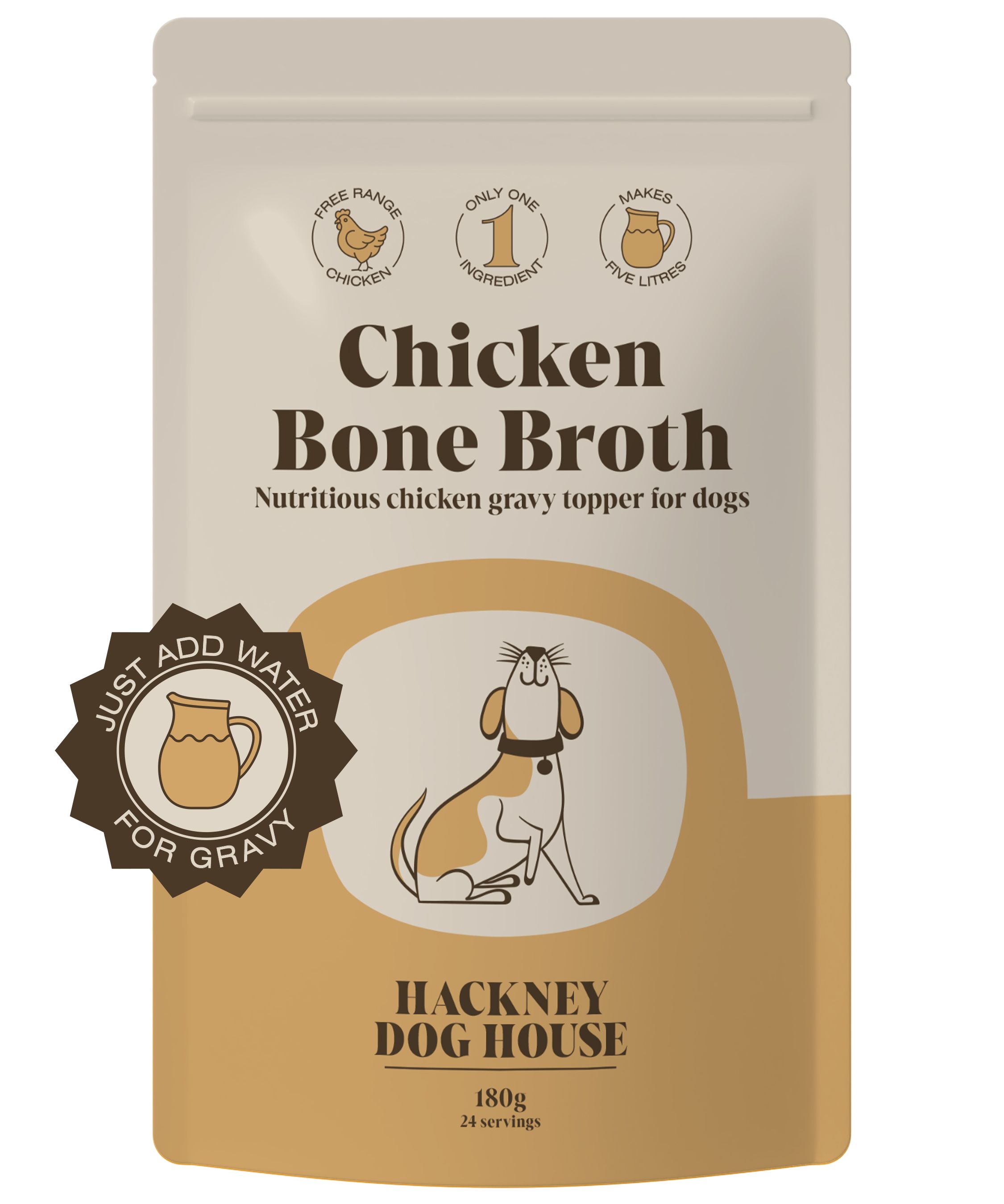 Boost Your Dogs Health with Hackney Dog House's Chicken Bone Broth 🍗