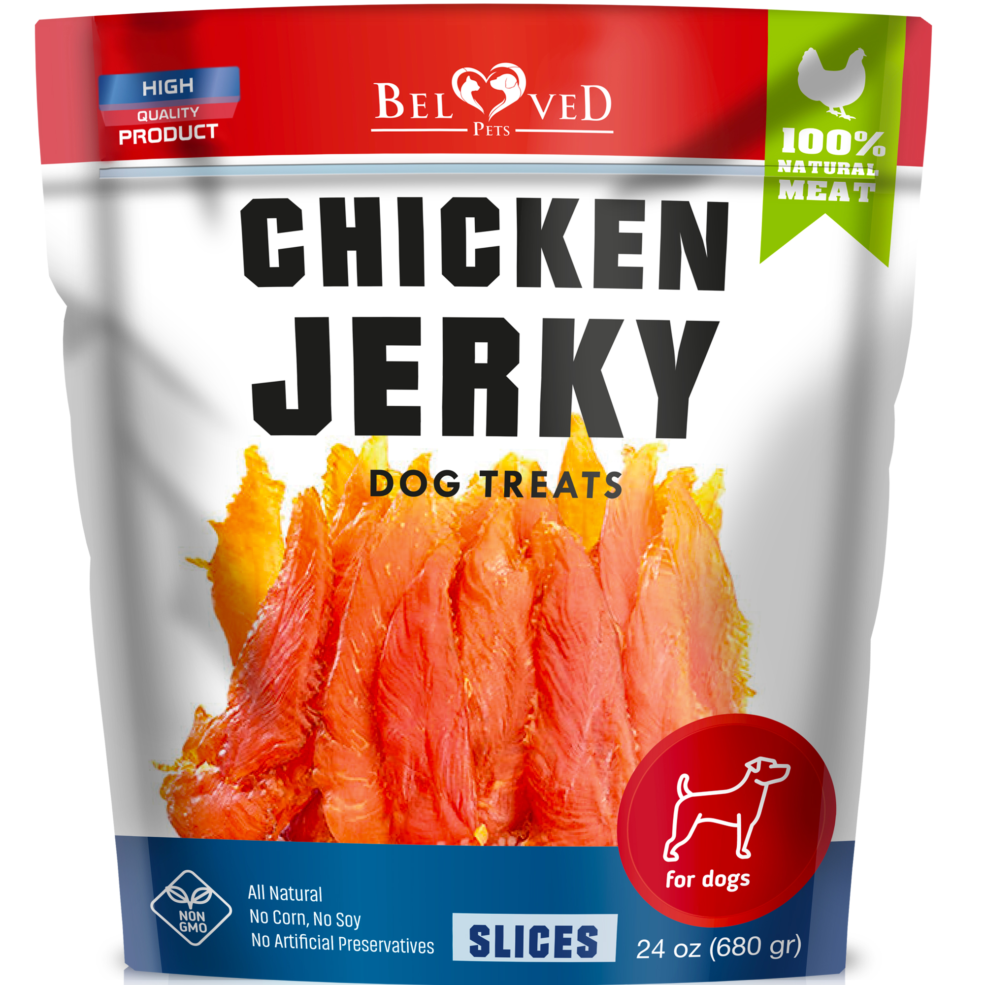 Beloved Pets Brand Promotion: 'Healthy Bites, Happy Pups' - Chicken Jerky For a Stronger, Fitter 🐶 Life!