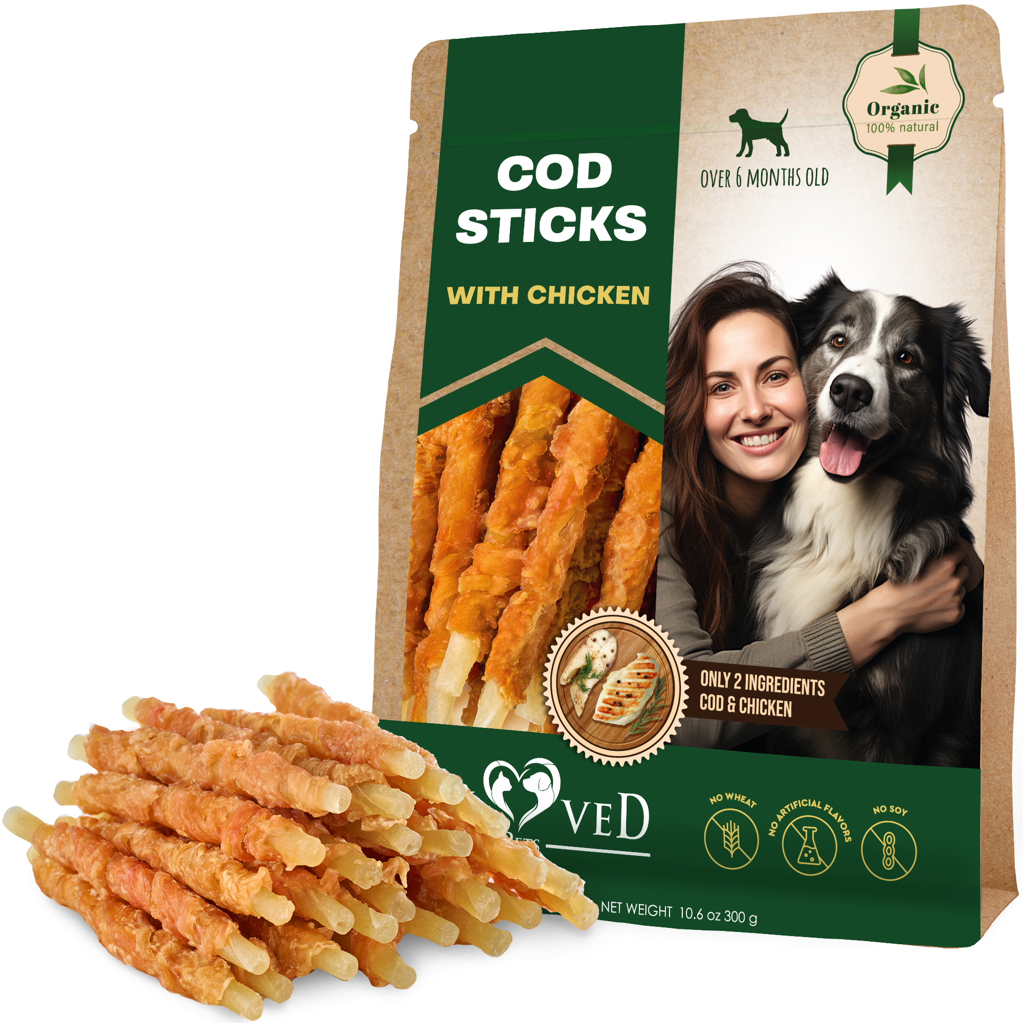 Beloved Pets Brand: 'Doggie Delight: Cod Sticks Treats Adventure' 🐶