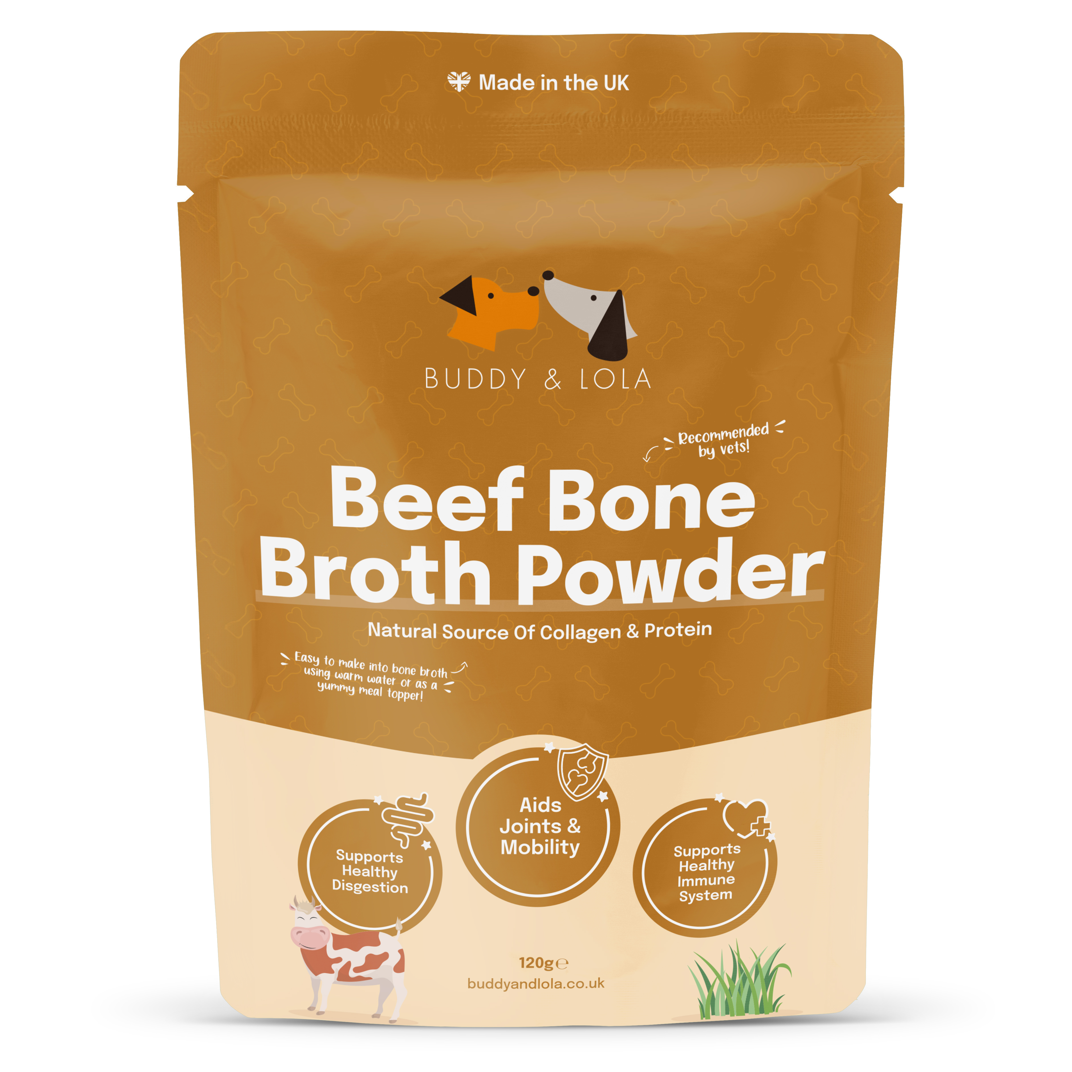 🐶 Bone-appétit with Buddy & Lola: Launching Beef Bone Broth Powder for Happy, Healthy Dogs! 🦴