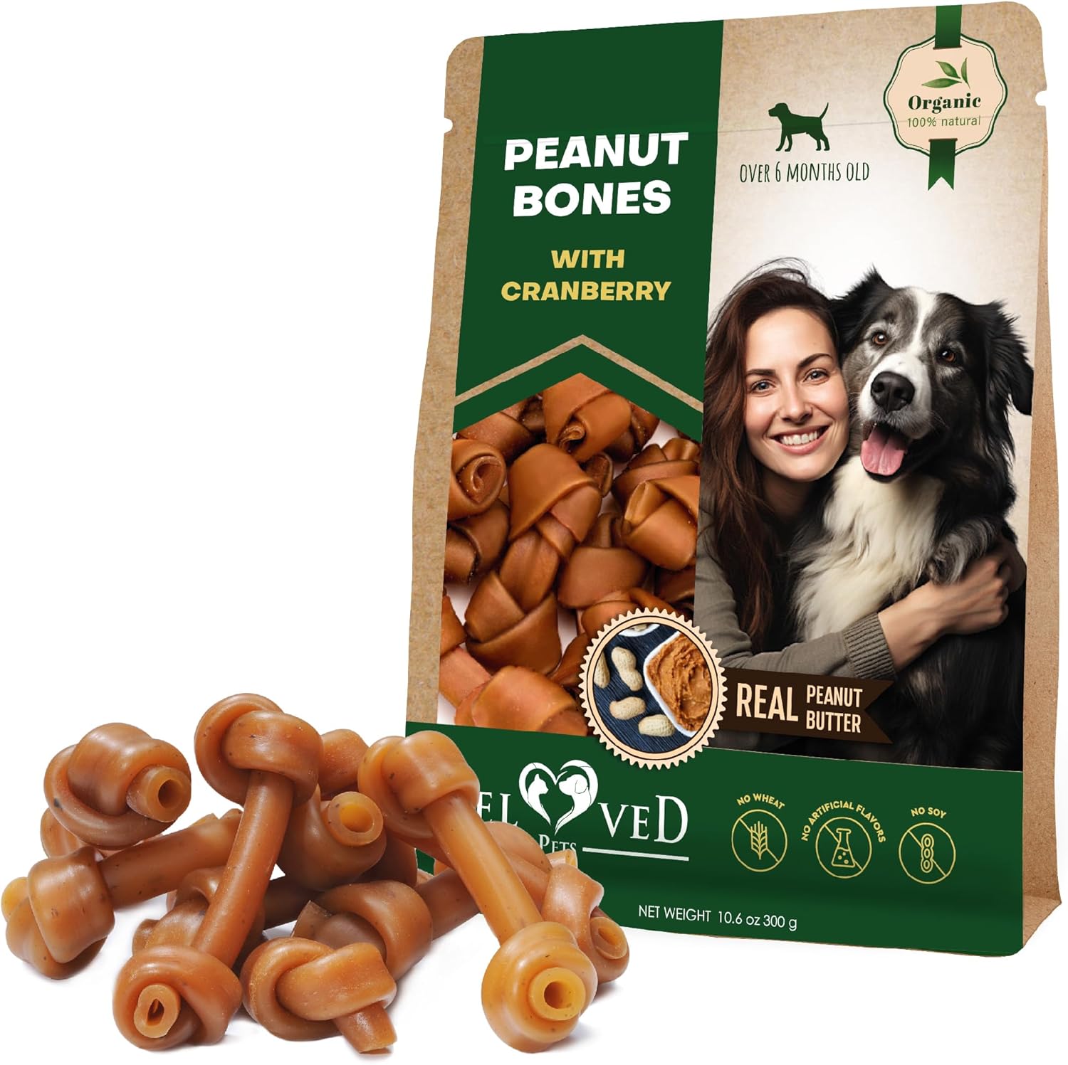 Beloved Pets Peanut Butter Bones Treats: Keep Your Dog Happy, Healthy & Strong with Dogfluencer Training & Fun! 🦴
