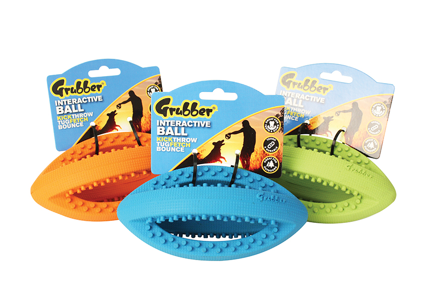 Grubber Interactive Rugby Ball - Mini