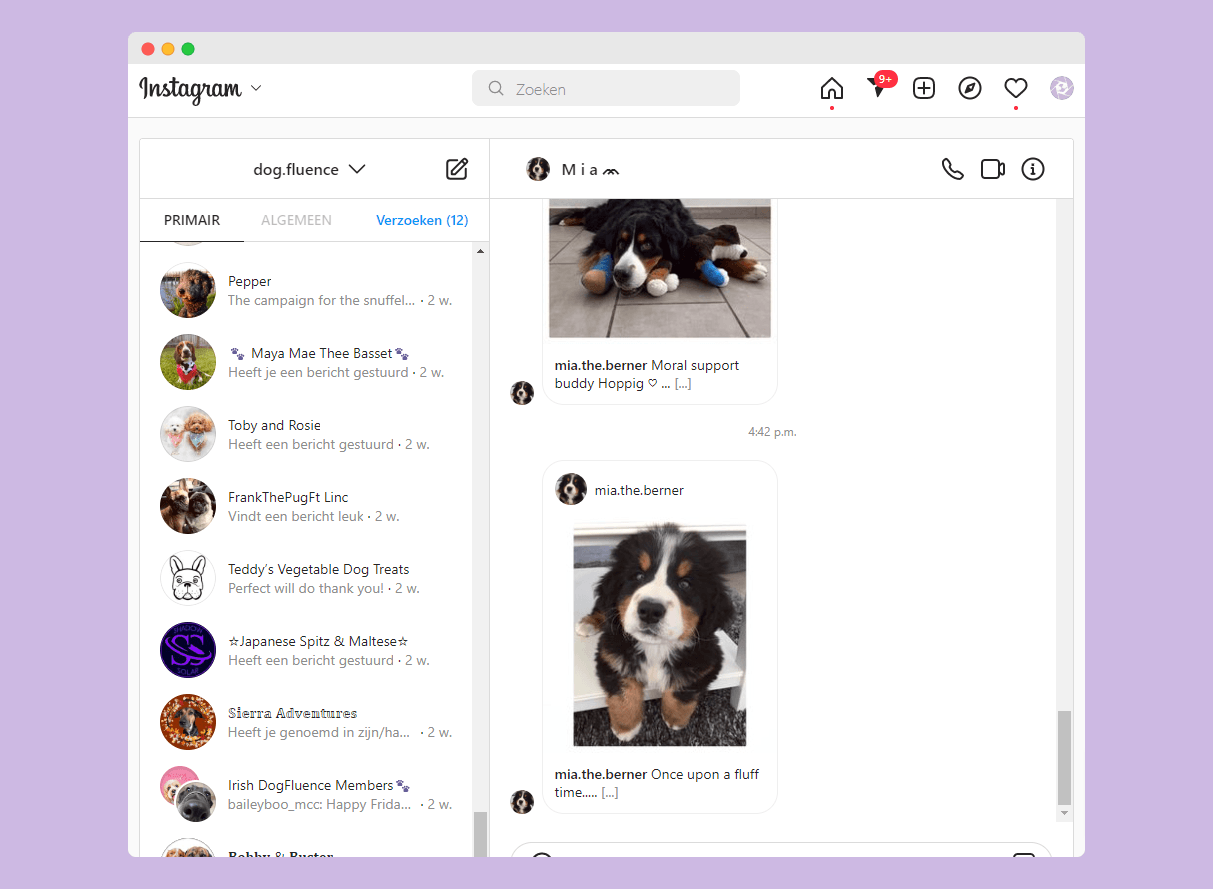 Instagram DM archive
