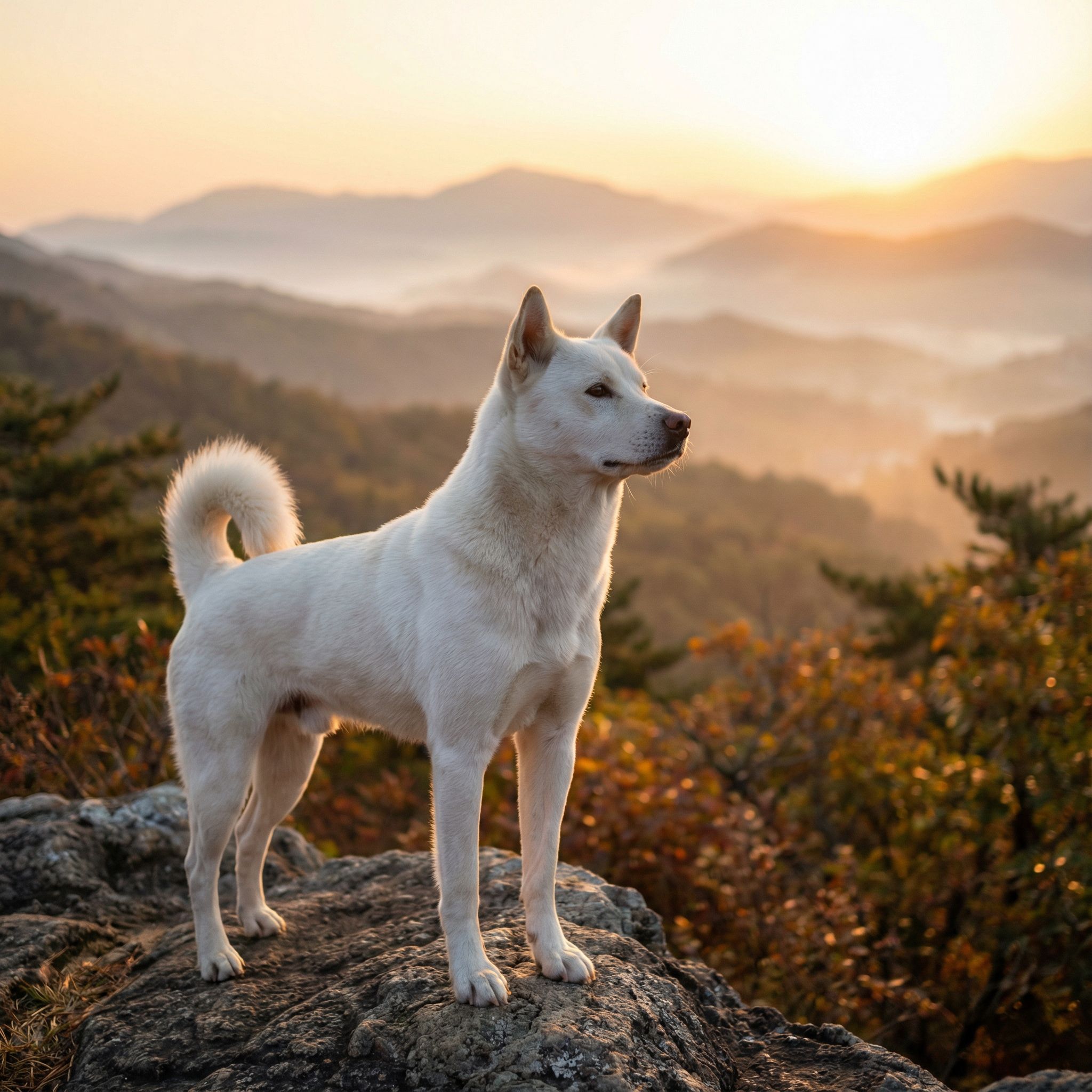 Korean jindo dog