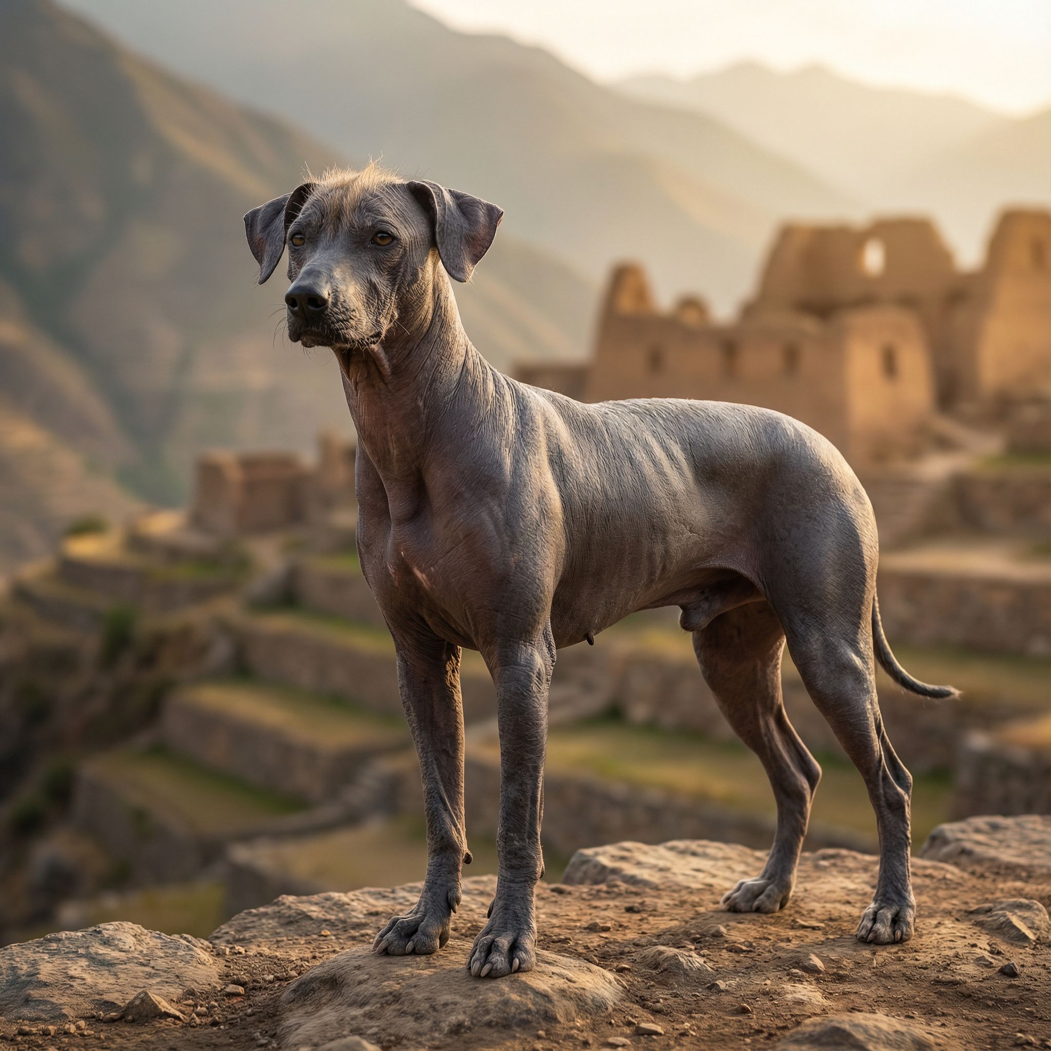 Peruvian naked dog